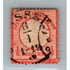 ALEMANIA 1872 ESTAMPILLA Yv 3 RARA EN MUY BUEN ESTADO 55 EUROS !!!